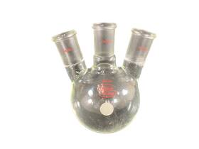 Lg-7330-186 Wilmad Glass 500ml Angled 3-neck 24/40 Round Bottom Boiling Flask