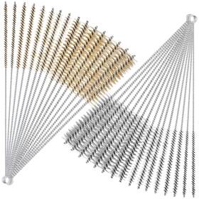 5360gmig7285 Xaajooio 32 Pcs Stainless Steel And Brass Wire Tube Brushes 12 Inch Long Silver Gold