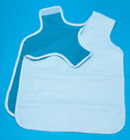 Xap-bl House Brand Lead Apron Panoramic Poncho Blue