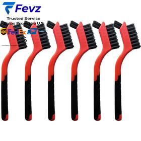 Nlb006 Xdmtwlkj 6-pack Nylon Cleaning Brushes - Non-scratch Bristles For Delicate