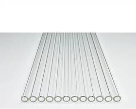 Yeeseok 771077778702 Glass Tubes 12 8 Inches Long Mm Od 5 Id 1.5 Thickness Clear