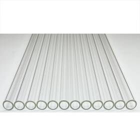 Gt-12-t Yeeseok Glass Tubes 12 Piece 8 Inch Long Borosilicate X Mm Od Clear