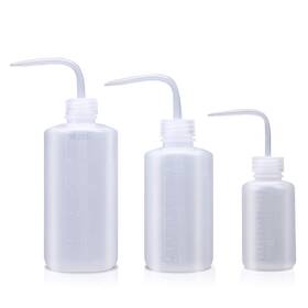 Young4us 761895171984 3 Pack Squirt Squeeze Bottle 150/250/500ml Narrow Mouth Ldpe Clear Lab Safety