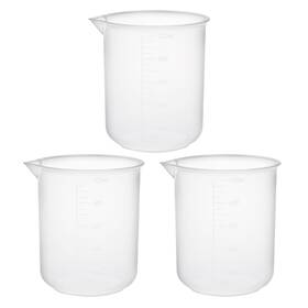 Zaplyte 679134163068 3 Pack Measuring Cup Labs Pp Graduated Beakers 500ml