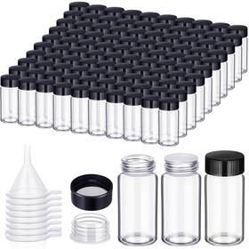 Jne-ziliny-0261 Ziliny 110 Pack 20 Ml Glass Vials Clear Small Empty Sample Bottles 20ml