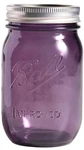1 Purple Glass Mason Jar +lid & Band Pint Reg Mouth 5.25" American Heritage Ball. Fixed Price $28.98.
