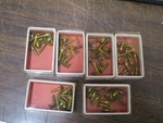 84 Vintage Nos National Lock #4 X 1/2" Slotted Flat Head Brass Wood Screws Usa. Fixed Price $15.00.