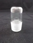 Corning Pyrex Hollow Glass Barrelhead Flask Length Size #27 Joint Stopper. Fixed Price $12.39.
