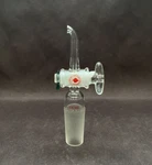 Ace Glass 24/40 Inner Joint Flask Adapter W/ Bent Tip 2MM Bore Stopcock, 5292-18. Fixed Price $54.99.