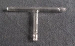 Kimble Kimax Glass "t" Shaped Serrated Hose Connecting Tube, 51MM 89MM. Fixed Price $9.99.