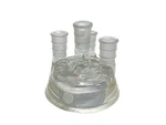 Ace Glass 24/40 14/35 4-NECK Reaction Vessel Flask Lid Conical Flange B. Fixed Price $125.24.