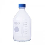 Pyrex By Kimble Bottle, Media Storage 2000ML With Cap Case Of 14395-2000. Fixed Price $115.00.