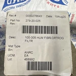 Minntech Fiber Flo 279-20-025/ 93022-083 Cartridge FILTER,100-305. Fixed Price $245.65.