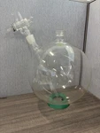 Buchi Glass 10 Liter Receiving Flask W/stopcock, Rotoary Evaporator. Fixed Price $150.00.