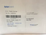 Fisher Scientific 14955453 10 Ml Luer Slip Syringe Sterile Disposable Pkg Of 87. Fixed Price $47.49.