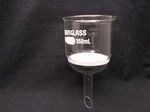 Chemglass 350ML Medium Fritted Buchner Filter Funnel Short Stem CG-1402-23. Fixed Price $69.99.