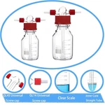 Borosilica Lab Gas Bottle Washing 250ML/500ML Glassware. Fixed Price $32.99.