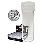 10 Bcw Round Clear Plastic Dime Coin Tubes With Screw On Cap. Fixed Price $7.50.