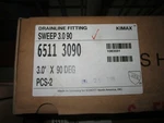 Schott Kimax Glass Fitting 6511 3090 Sweep 3" Degree. Fixed Price $110.00.