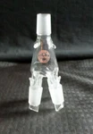 Wilmad-labglass 19/22 Cow Type Distilling Receiver W/ Hooks, ML-970. Fixed Price $63.74.