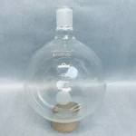 Assorted Pyrex Kontes Single Neck Round Bottom Flask 500 Ml 14/20 Stj Lot Of. Fixed Price $85.00.