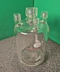 Ace Glass 6436 Series 5L Pressure Vessel Body #25 Center Squatty Bottom 45PSIG. Fixed Price $285.00.