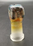 Multicolor Swirl 14MM Glass Female Ground Joint Stopper Cap. Fixed Price $16.00.