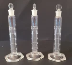 Lot Of Kimax 25 Ml Graduated Cylinders 20039 With Stoppers. Fixed Price $30.00.
