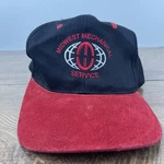 Midwest Mechanical Service Hat Black Adjustable Adult Fit Cap. Fixed Price $10.00.