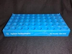 Agilent Technologies Plastic Vial Tube Rack 12MM Id 50-PLACE Blue 9301-0722. Fixed Price $15.99.
