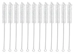 Eisco 12PK Bristle Cleaning Brushes With Fan-shaped Ends, 9" Twisted Stainl.... Fixed Price $29.31.