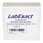 Labexact LSS-AH9000 Glass Microfiber Filter, 90MM Dia., PK100. Fixed Price $97.99.
