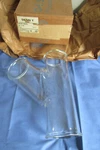 Schott Kimax 6526-4040 Y 4" Sngl. Branch Glass Pipe Fitting Acid Drainline. Fixed Price $42.95.