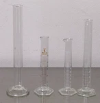 2 Kimax, 1 Pyrex, Karter Glass Graduated Cylinders Usa Lab Chemistry. Fixed Price $89.99.