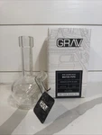 Grav Labs Mini Round Base Bong Glass Water Pipe Bubbler *ships Asap*. Fixed Price $49.99.