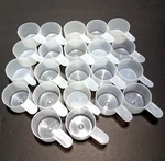 Lot Of 22 National Measures White Natural Polypropylene 90 Cc Measuring Scoops. Fixed Price $14.99.