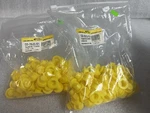 Chemglass CG-3021-01 Yellow Polyethylene Stoppers, 14/20-14/35, 100/PK, Packs. Fixed Price $19.99.
