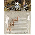 Solid Oak Steampunk Glass Accents 3/PKG-LABORATORY Bottles Pack. Fixed Price $14.97.