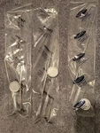 Thermo 100 Ml Dippas Samplers - 15" Handle Clear Polysty 194IW Qnty 45. Fixed Price $50.00.