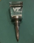 Crystal Glass Wine Bottle Stopper Virginia Tech Vpi Hokies. Fixed Price $12.57.