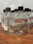 Wheaton 500 Ml Glass Storage Bottles With Lids- Pair Of 2. Fixed Price $15.00.