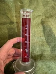 Pyrex Graduated Borosilicate Glass Cylinder Cat# 3044 50ML Vintage. Fixed Price $17.00.