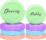 Premium Mason Jar Lids (8 Pack) - Heavy Duty, Bpa Free Reusable Plastic. Fixed Price $15.28.