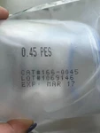 Nalgene Filter Unit 0.45 Pes 166-0045. Fixed Price $24.00.