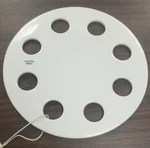 Desiccator Plate, 8 - Holes 230MM. Fixed Price $125.00.