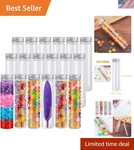 18 Pack 115 Ml Clear Plastic Tubes With Screw Caps Flat-bottomed Bath Salt C.... Fixed Price $28.52.