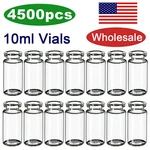 4500PCS 10ML 20MM Crimp Top/bevelled Lab Sample Vials Headspace Hplc Clear Glass. Fixed Price $329.99.