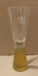 1047----ROYAL Caribbean Souvenir Shot Glass With Unique Base. Fixed Price $20.00.