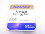 144PK Fisher Scientific 12-544-4 Premium Microscope Slides Plain Glass 25X75X1MM. Fixed Price $39.99.