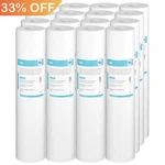 16PACK 1/5 Micron 20X4.5" Big Blue Sediment Water Filter Whole House Replacement. Fixed Price $188.40.